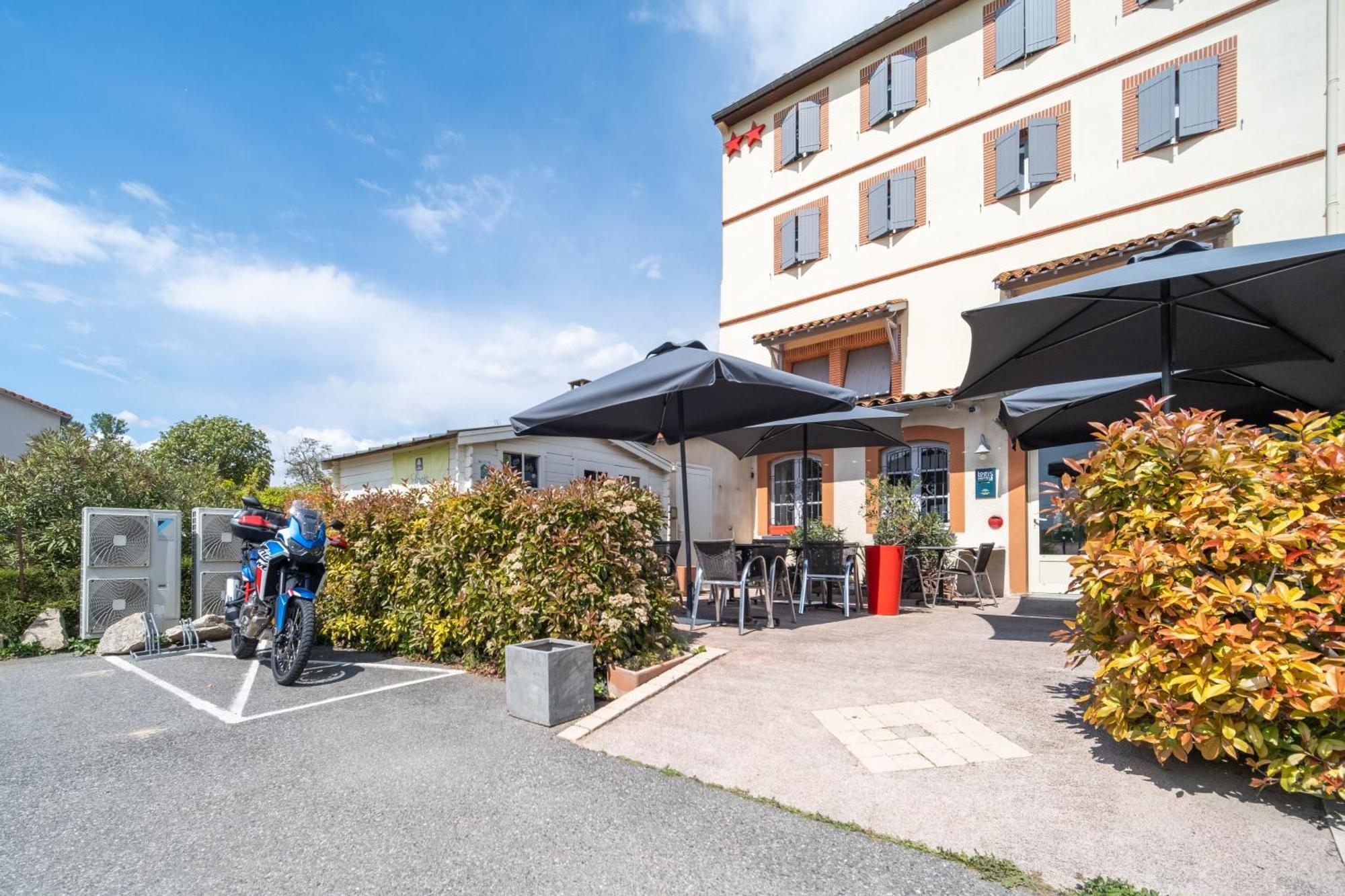 Hotel Restaurant Du Lauragais Logis De France Villefranche-de-Lauragais Dış mekan fotoğraf